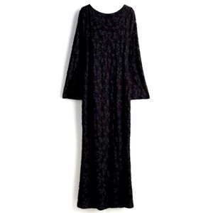 NWT H&M Mermaid-skirt Jacquard-weave Dress size small